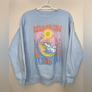 NWOT Billabong Beach Dream Graphic Sweatshirt SIZE Large